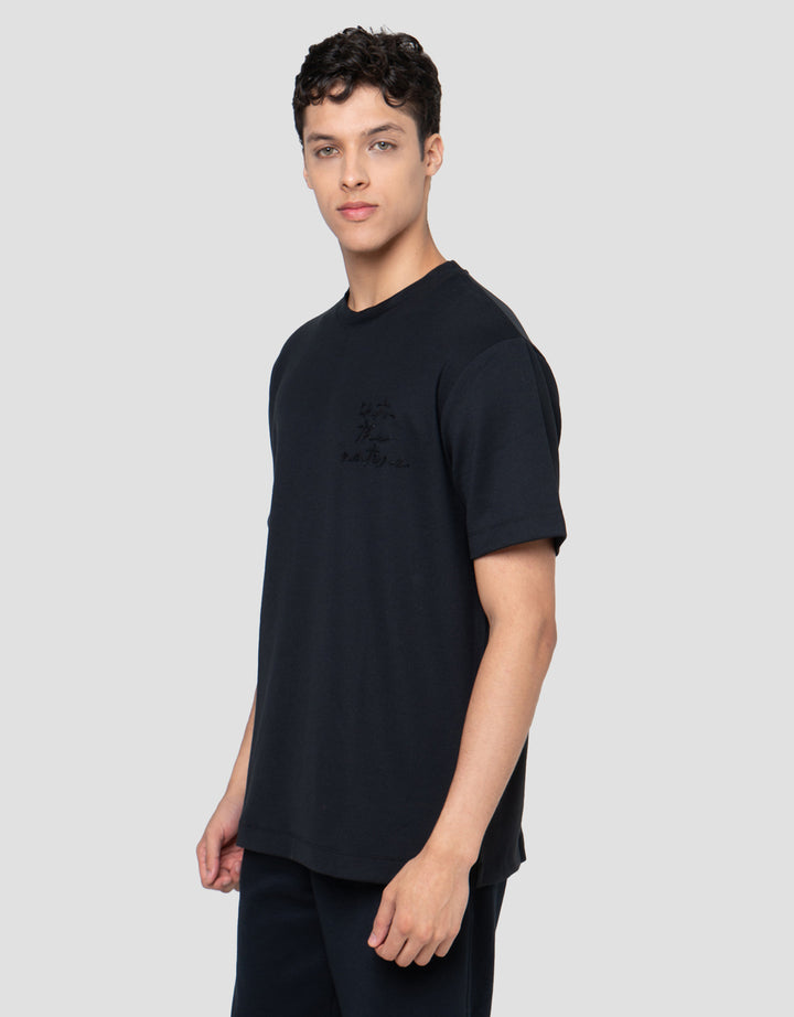 Cole Graphic Embro Running Stich Kaos Pria