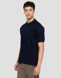 Cole Waffle Hidden Zipper Smart Fit Kaos Polo Pria