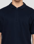 Cole Waffle Hidden Zipper Smart Fit Kaos Polo Pria