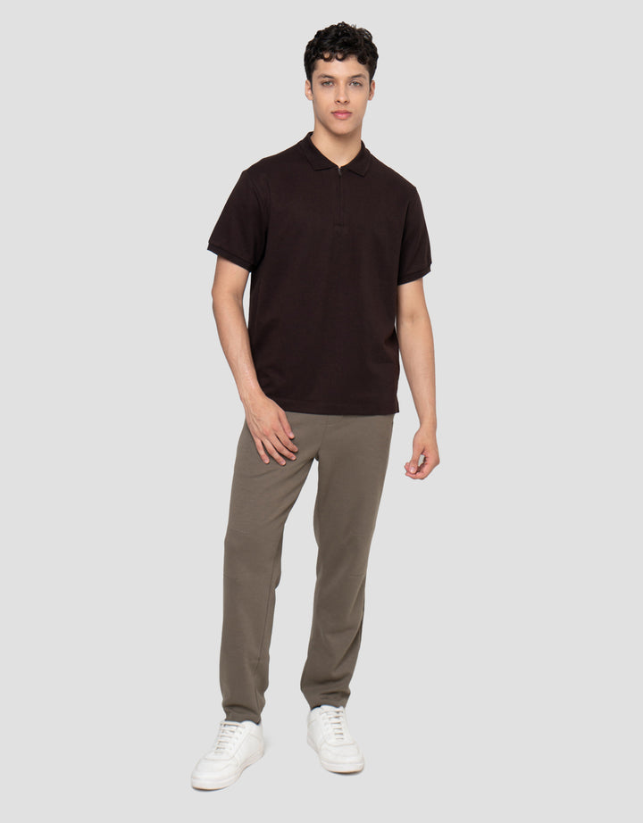 Cole Waffle Hidden Zipper Smart Fit Kaos Polo Pria