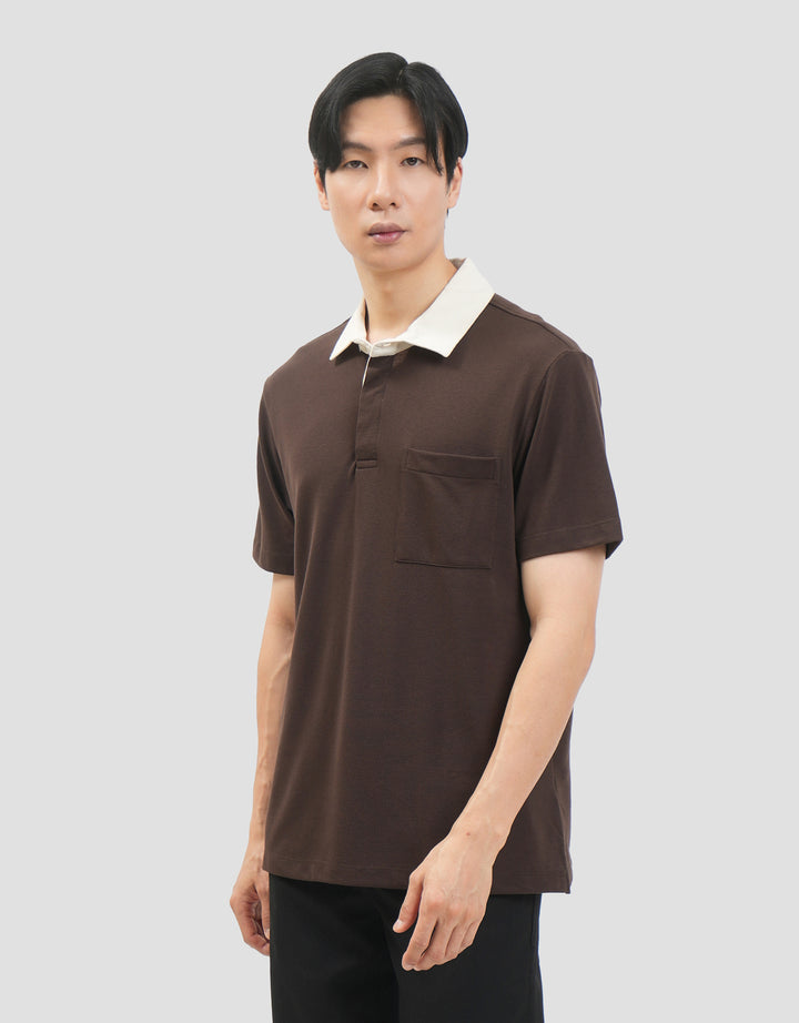 Cole Pique Contrass Collar Smart Fit Kaos Polo Pria