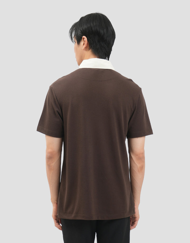 Cole Pique Contrass Collar Smart Fit Kaos Polo Pria