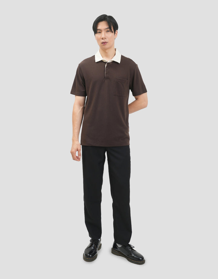 Cole Pique Contrass Collar Smart Fit Kaos Polo Pria