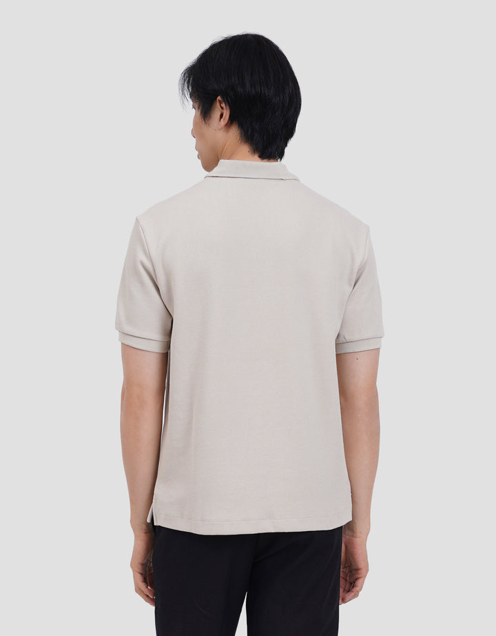 Cole Solid Hidden Zipper Fr Zr Smart Fit Kaos Polo Pria