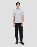 Cole Stripes Vertical Herringborn Pattern Smart Fit Kaos Polo Pria