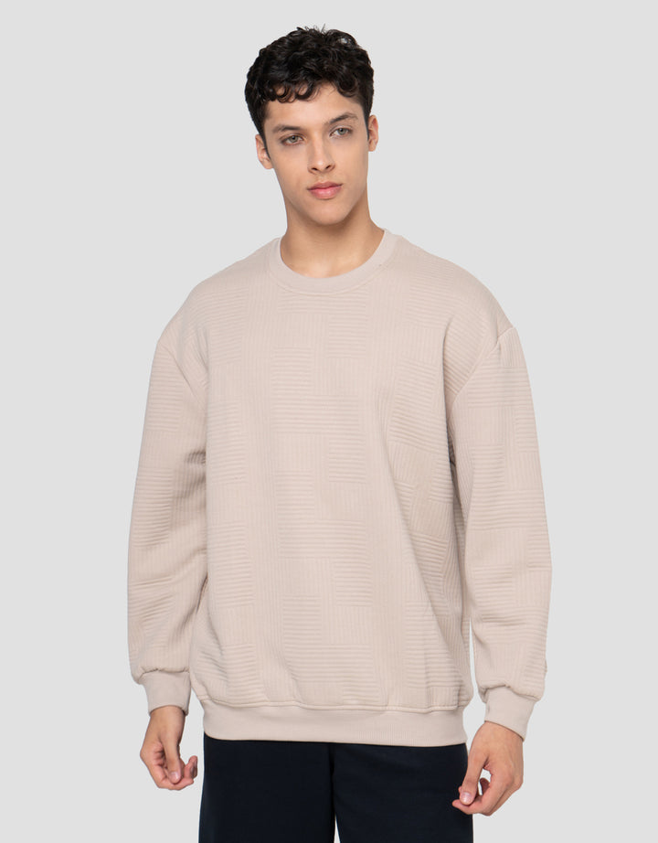 Cole Texture Square Sweater Pria