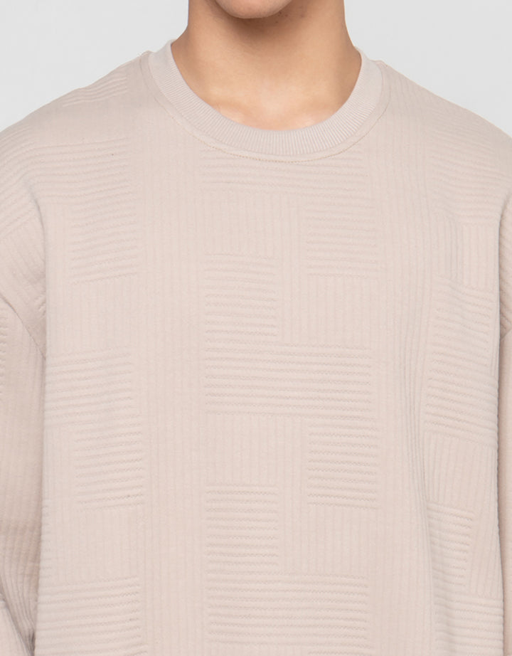 Cole Texture Square Sweater Pria