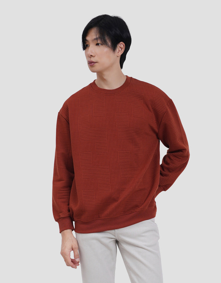 Cole Texture Square Sweater Pria