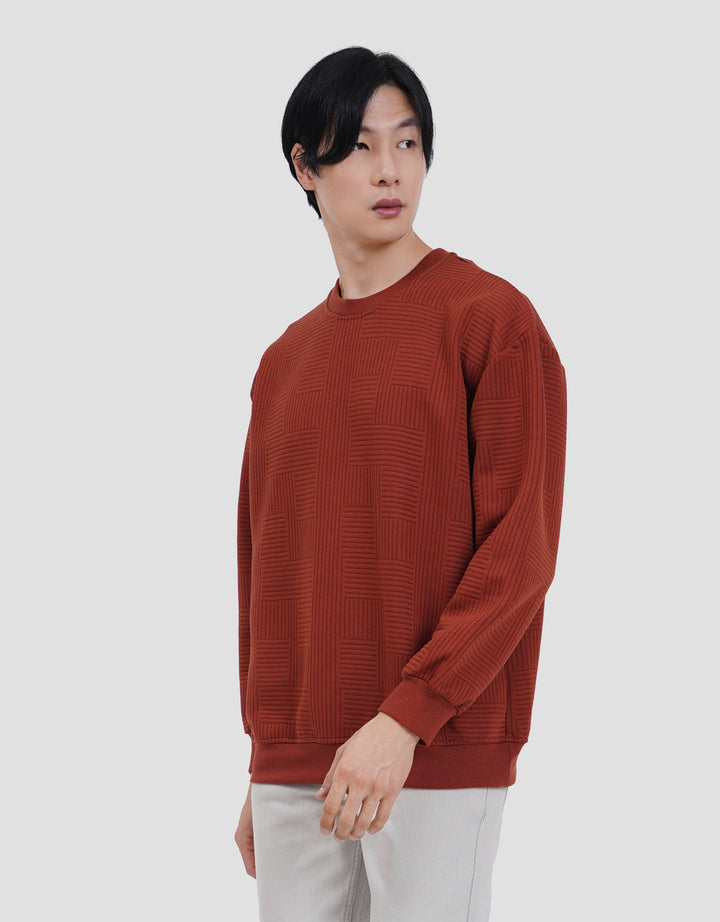 Cole Texture Square Sweater Pria