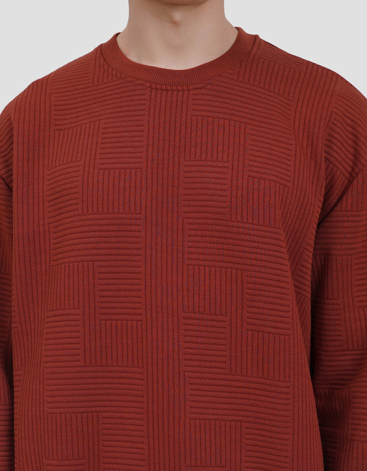 Cole Texture Square Sweater Pria