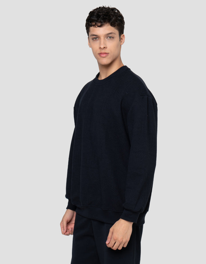 Cole Texture Vertical Pattern Sweater Pria