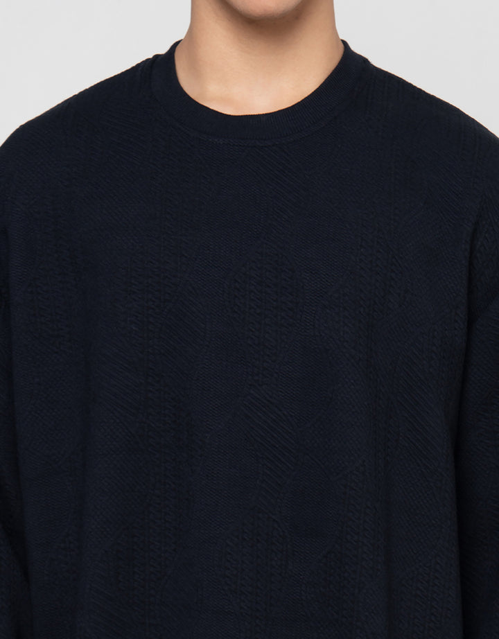 Cole Texture Vertical Pattern Sweater Pria