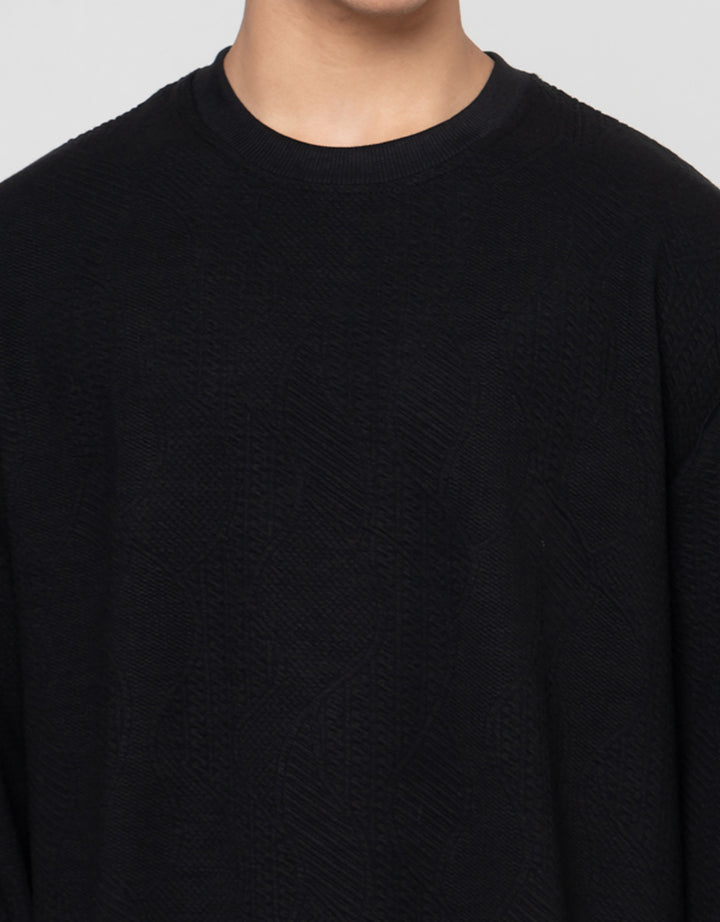 Cole Texture Vertical Pattern Sweater Pria