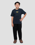 Nevada Print Flocking Samping Kaos Anak Laki-laki