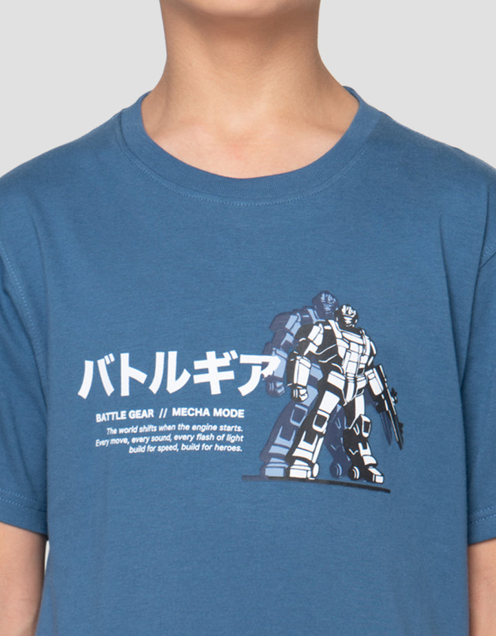 Nevada Sablon On Robot Battle Gear Kaos Anak Laki-Laki