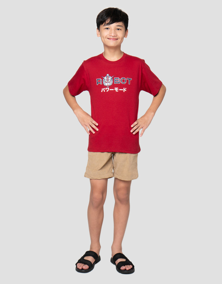 Nevada Sablon On Robot Kaos Anak Laki-Laki