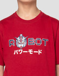 Nevada Sablon On Robot Kaos Anak Laki-Laki