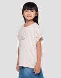 SUKO GRAPHIC LENGAN VARIASI PRINT RIGHT PLACE KAOS ANAK PEREMPUAN