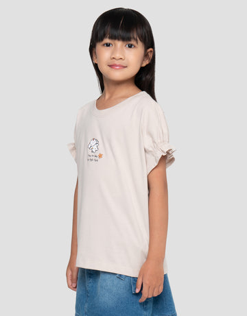 SUKO GRAPHIC LENGAN VARIASI PRINT RIGHT PLACE KAOS ANAK PEREMPUAN