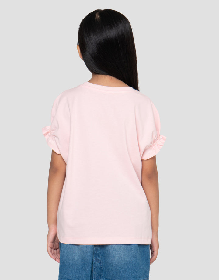 SUKO GRAPHIC LENGAN VARIASI PRINT DRINK KAOS ANAK PEREMPUAN