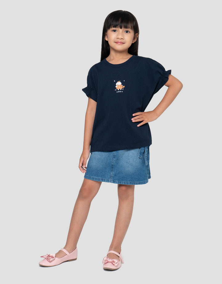 SUKO GRAPHIC LENGAN VARIASI PRINT KAOS ANAK PEREMPUAN