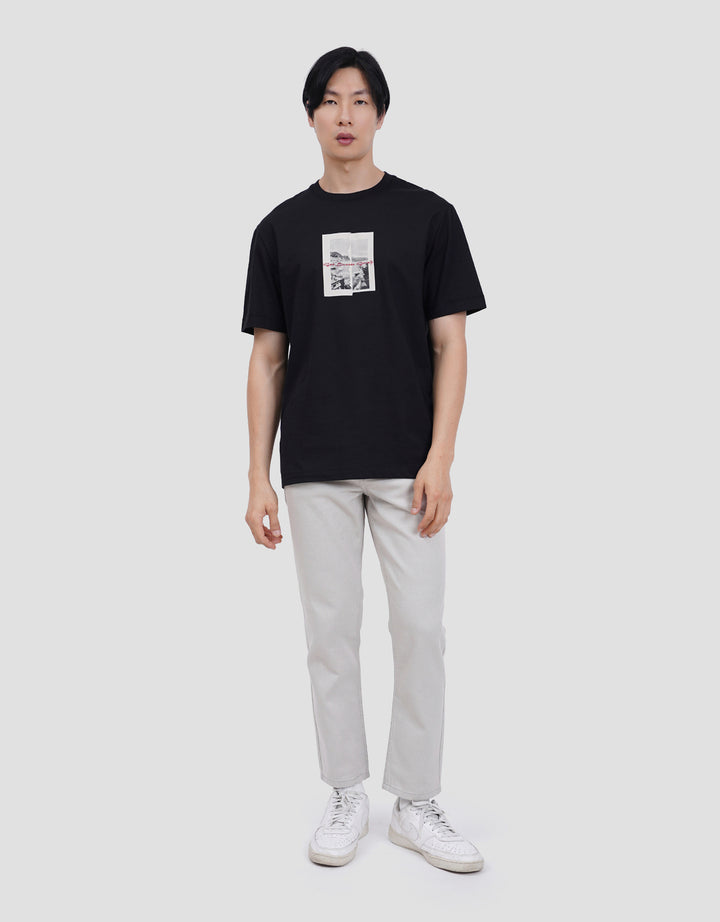 Cole Graphic Cracking Photoprint Reg Fit Kaos Lengan Pendek Pria