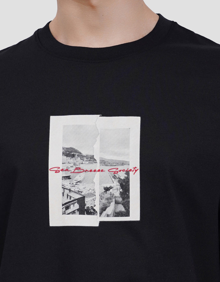 Cole Graphic Cracking Photoprint Reg Fit Kaos Lengan Pendek Pria