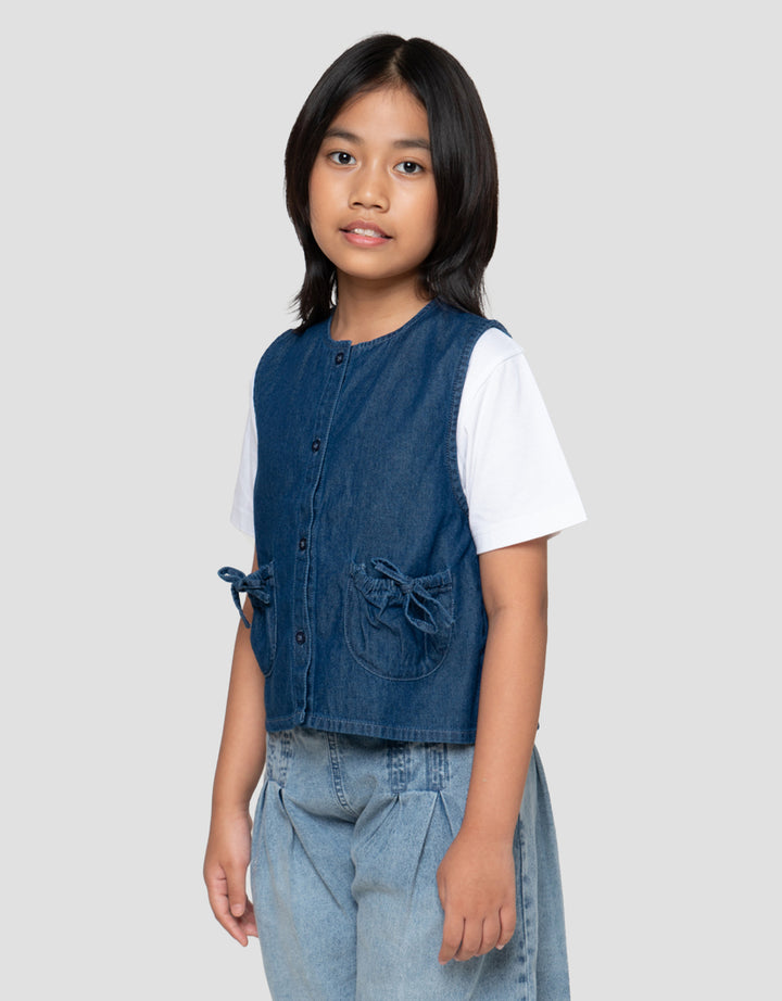 Little M Vest Pita Anak Perempuan