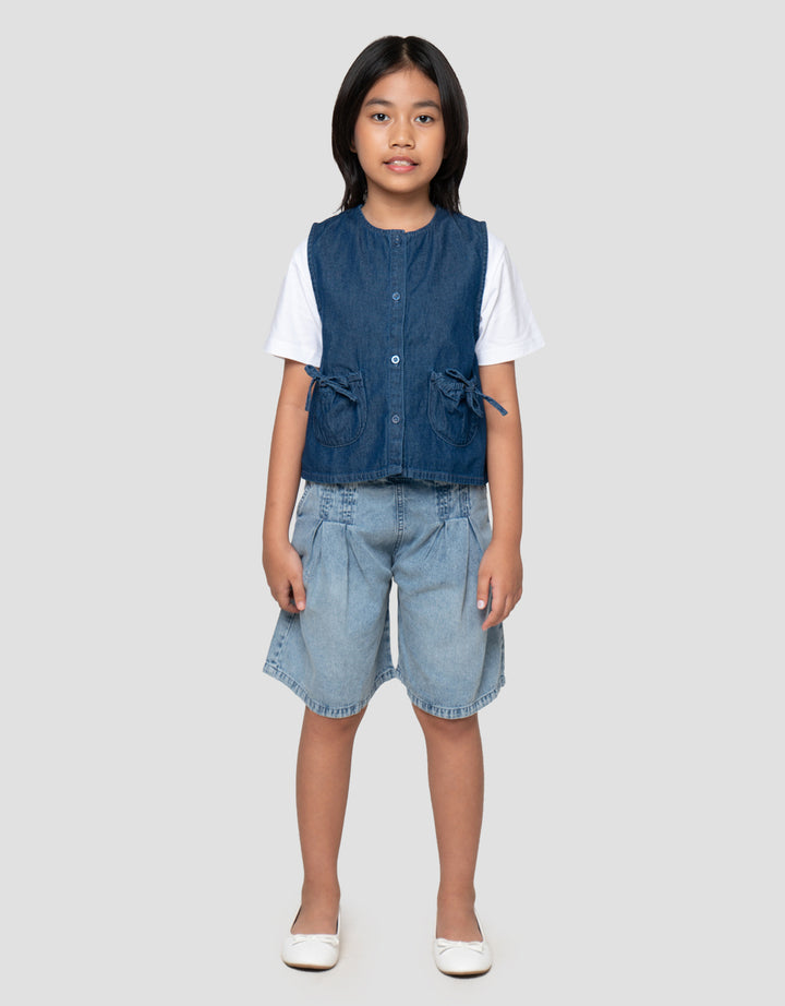 Little M Vest Pita Anak Perempuan