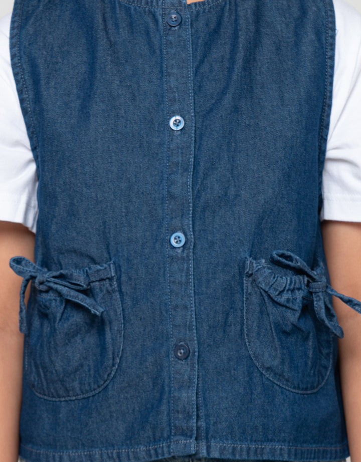 Little M Vest Pita Anak Perempuan