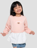 Little M Sweet As Ribbon Print Kaos Anak Perempuan