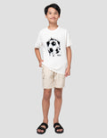Nevada Print Flocking Soccer Ball Kaos Anak Laki-Laki