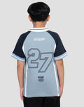 Nevada Collar Both Sides Print Big Number Kaos Oversize Anak Laki-laki