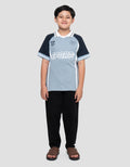Nevada Collar Both Sides Print Big Number Kaos Oversize Anak Laki-laki
