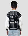 NEVADA STRIPE BOTH SIDES PRINT JAKET VARSITY ANAK LAKI-LAKI