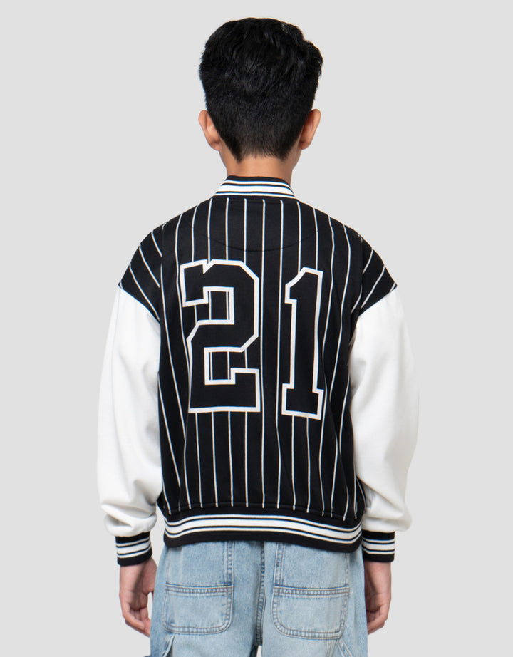 NEVADA STRIPE BOTH SIDES PRINT JAKET VARSITY ANAK LAKI-LAKI