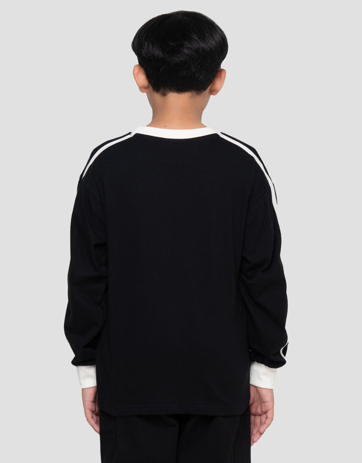 Nevada Print Big Number 7 Kaos Oversize  Anak Laki-laki