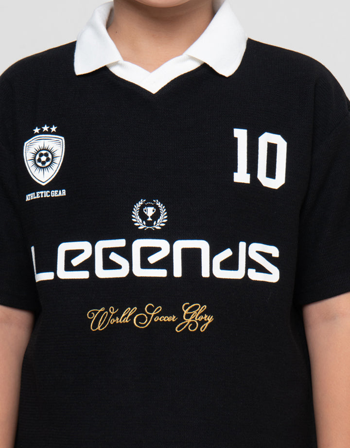 Nevada Legends Kaos Polo Oversize Anak Laki-laki