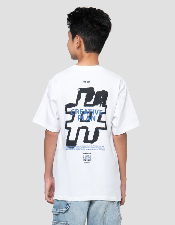NEVADA BOTH SIDES PRINT HASHTAG KAOS ANAK LAKI-LAKI