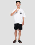 Nevada Both Sides Print Soccer Ball Kaos Oversize Anak Laki-laki