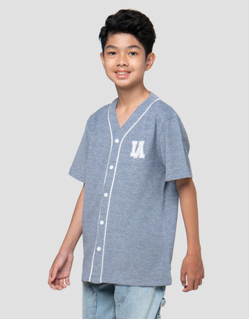 NEVADA V-NECK BASEBALL PRINT CITY KEMEJA ANAK LAKI-LAKI