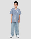 NEVADA V-NECK BASEBALL PRINT CITY KEMEJA ANAK LAKI-LAKI