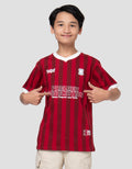 Nevada Full Print Stripe Soccer Kaos Anak Laki-Laki