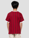 Nevada Full Print Stripe Soccer Kaos Anak Laki-Laki