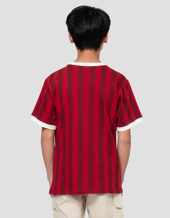 Nevada Full Print Stripe Soccer Kaos Anak Laki-Laki