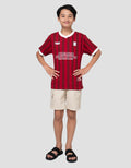 Nevada Full Print Stripe Soccer Kaos Anak Laki-Laki
