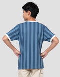 Nevada Full Print Stripe Soccer Kaos Anak Laki-Laki