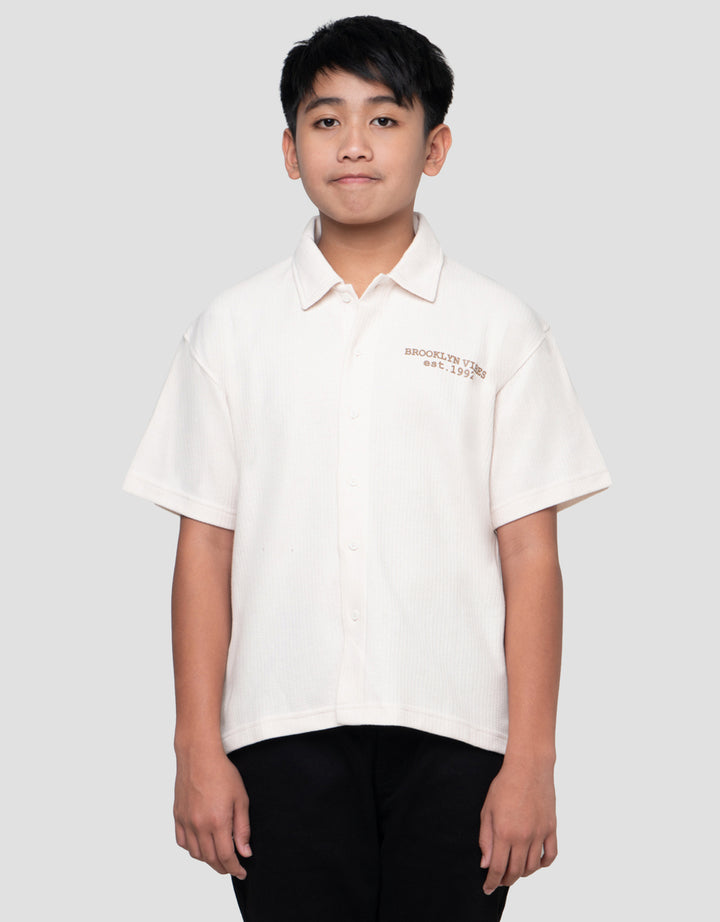NEVADA SIDES SMALL PRINT KEMEJA ANAK LAKI-LAKI