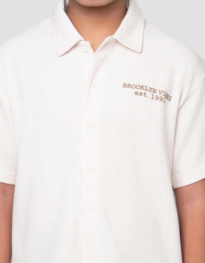 NEVADA SIDES SMALL PRINT KEMEJA ANAK LAKI-LAKI