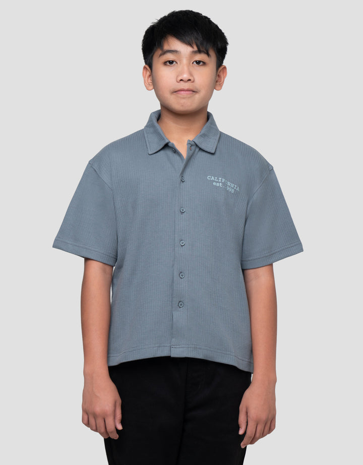NEVADA SIDES SMALL PRINT KEMEJA ANAK LAKI-LAKI